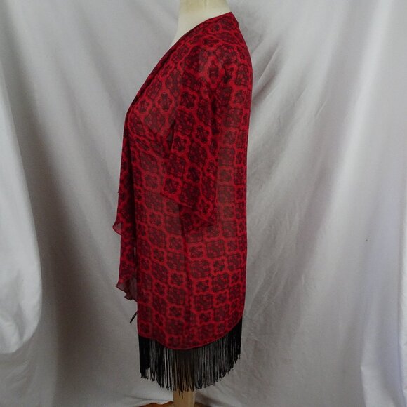 Lularoe Monroe Kimono Women Cover Size S - Picture 2 of 9